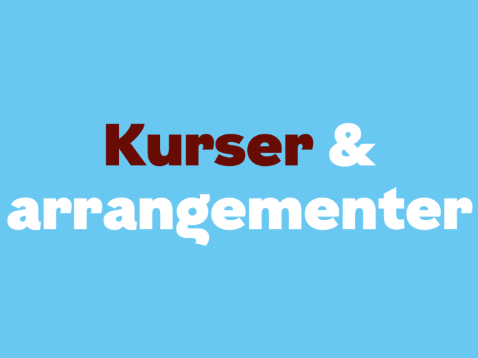 Kurser og arrangementer